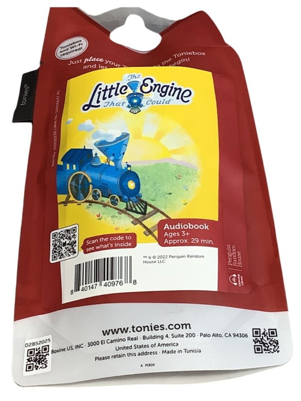 Tonies The Little Engine That Could Audiobook Figurine Ages 3+ For Toniebox - Picture 4 of 5